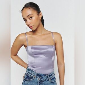 Reformation Overland Silk Top